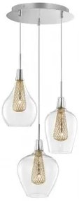 Suspensie moderna 3 becuri G9 Filo 1500202803 Nova Luce