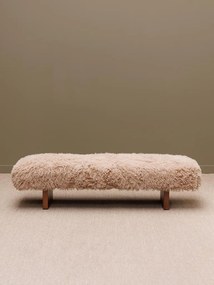 Bancheta pufoasa, din stofa, Mongolia