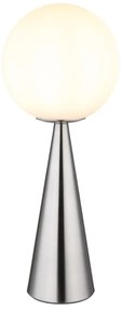 Veioza/Lampa de masa design modern PINPAL nickel/opal