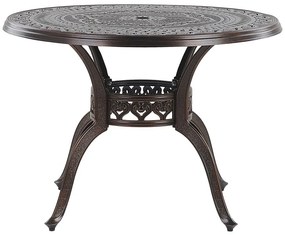 Masă de grădină 102 cm SALIO (MDF) (maro) (pentru 4 persoane). 1018808