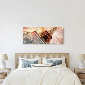 Tablou - Turnul Eiffel în stil vintage (120x50 cm)