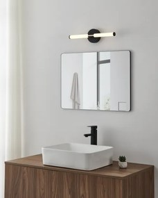 Eglo 901852 - Iluminare LED pentru oglindă de baie RAMOLA, 7,5 W, 230 V, 45 cm, IP44, negru