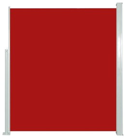 Copertina laterala pentru terasa curte, rosu, 160x300 cm Rosu, 160 x 300 cm