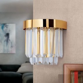Aplica LED design LUX PRISM, 24K gold plated