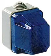 Lampa avertizare E14 IP55 albastru EC320B ELMARK