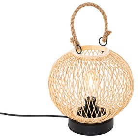 Lampă de masă rustică pentru exterior din ratan - Calamus