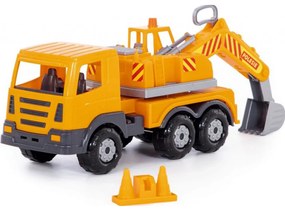 Camion-excavator, 42,5x16,5x24,5 cm, Polesie