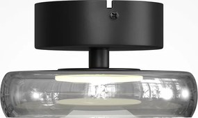 Lustra aplicata tavan Float sticla fumurie