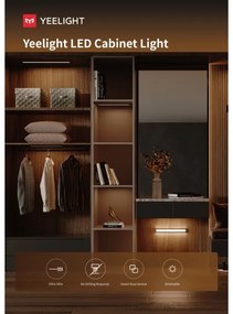 Corp de iluminat LED reîncărcabil cu senzor pentru corpuri de mobilier Yeelight 1,8W/1100 mAh 4000K 20 cm