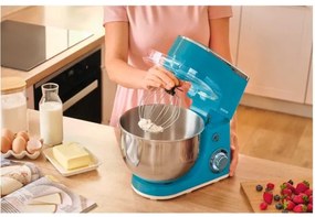 Sencor - Robot de bucătărie cu bol din oțel inoxidabil 1300W/230V turcoaz