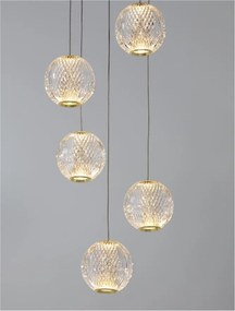 Lustra LED suspendata moderna design elegant BRILLANTE 5L