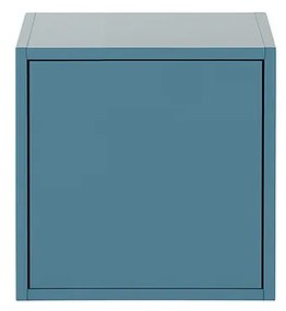 Boxie 1 ușă dulap de perete 40x40x37 cm albastru petrol