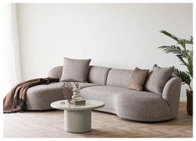 Măsuță de cafea crem rotundă ø 80 cm Nagano – House Nordic