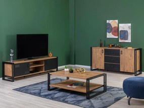 Set mobilier living Cosmopolitan 23 (atlantic pin + negru). 1089391