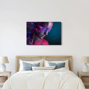 Tablou strălucitor a femeii (90x60 cm)