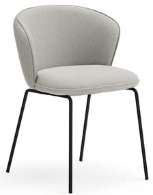 Set de scaune de sufragerie gri deschis 2 buc. tapițat Add – Teulat