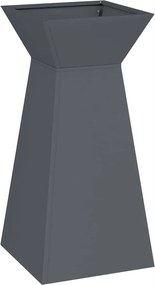vidaXL Vază pe pilon Antracit 35 x 35 x 73 cm