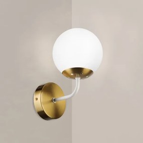 Brilagi - Aplica de perete MALIVA 1xE14/15W/230V, aurie/albă