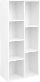 Biblioteca ENGINE 50x24x106 cm alb