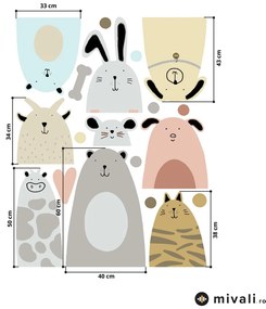 Autocolante de perete - Animale domestice