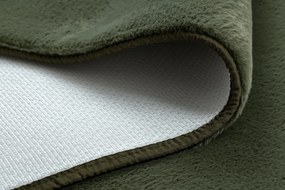 Covor lavabil modern POSH shaggy verde, pluș anti-alunecare