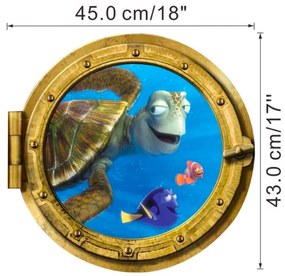 Autocolant de perete "În căutarea lui Nemo 2" 45x43cm