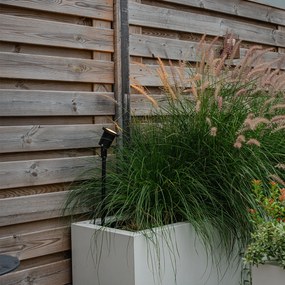 Spot cu țevi negre reglabil IP44 inclusiv cablu și priză - Basic