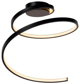 Lustră LED dimabilă aplicată Lucide 46199/25/30 MAXENCE LED/24W/230V negru