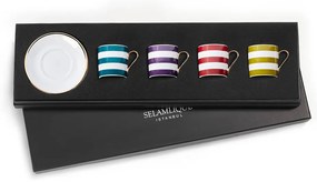 Set pentru cafea turcească , 4 cești cu farfurii, Bospor - Selamlique