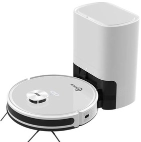 Aspirator roboti cu autogolire MAGNUM MAX, Li-ion 3200 mAh, 42W, SMART, 3000 Pa, 0.24 l, Wi-Fi, Control vocal, Curatare uscata si umeda, Programare, HEPA, Recunoastere camera, Alb