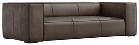 Canapea maro cu tapițerie din piele 227 cm Madame – Windsor &amp; Co Sofas