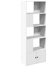 vidaXL Bibliotecă, alb, 70x36x189 cm, lemn prelucrat