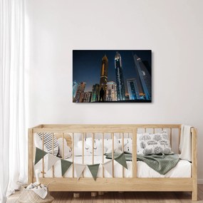 Tablou cu orașul nocturn (90x60 cm)