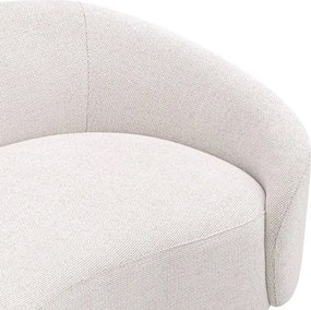 Canapea design LUX cu spatar rotunjit Rivolo, Lyssa off-white
