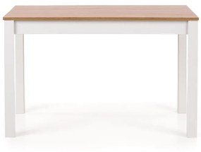 Masa Ksawery stejar sonoma/alb - L 120 x l 68 x h 76 cm