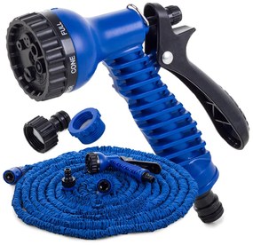 Furtun de gradina extensibil, albastru - 30m