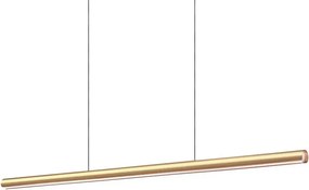 Ideal Lux - Lustră LED dimabilă pe cablu DORICA LED/35W/230V CRI 90, 140 cm, aurie