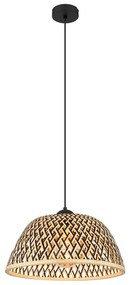 Pendul design industrial Colly negru, natur