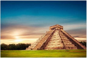 Tablou - Monumente renumite maiașe (90x60 cm)