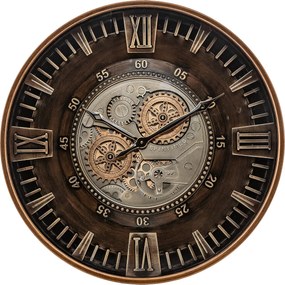 Ceas mecanic metalic Yoni diametru 59 cm