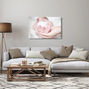 Tablou cu piciorușele de copilaș (90x60 cm)