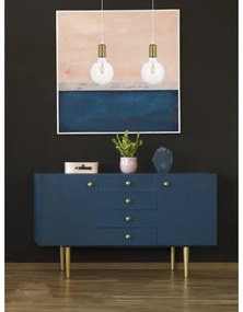 Lustră pe cablu MIROS 2xE27/60W/230V albă/aurie