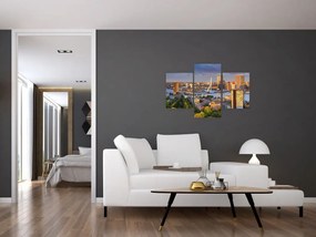 Tablou - Panorama Rotterdamului, Țările de Jos (90x60 cm)