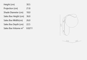 Aplica de exterior stil minimalist nordic IP44 Dalius