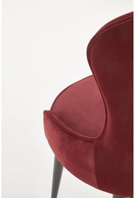 Scaun de bucaterie Rilla, visiniu / negru