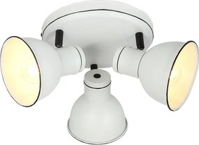 Plafoniera ZUMBA 3X40W E14 Alb Negru