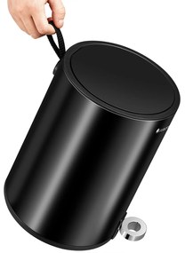 Coș pentru cosmetice în negru