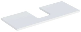 Blat pentru lavoar Geberit One cu decupaj in mijloc 120 cm alb mat