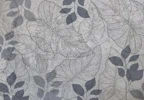 Fototapet - Contururile frunzelor (147x102 cm)