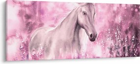 Tablou - Cal pictat (120x50 cm)